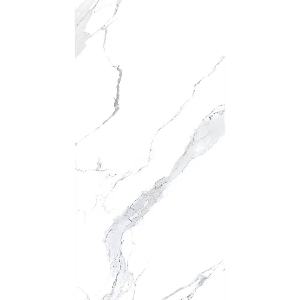 Керамогранит "Sonex" Carrara Polaris Glossy полированный 60x120 см 1.44 м2 цвет белый с серыми прожилками — купить в Екатеринбурге